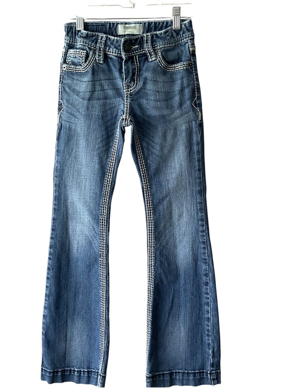 Rock & Roll Cowgirl Girls Blue Bootcut Jeans